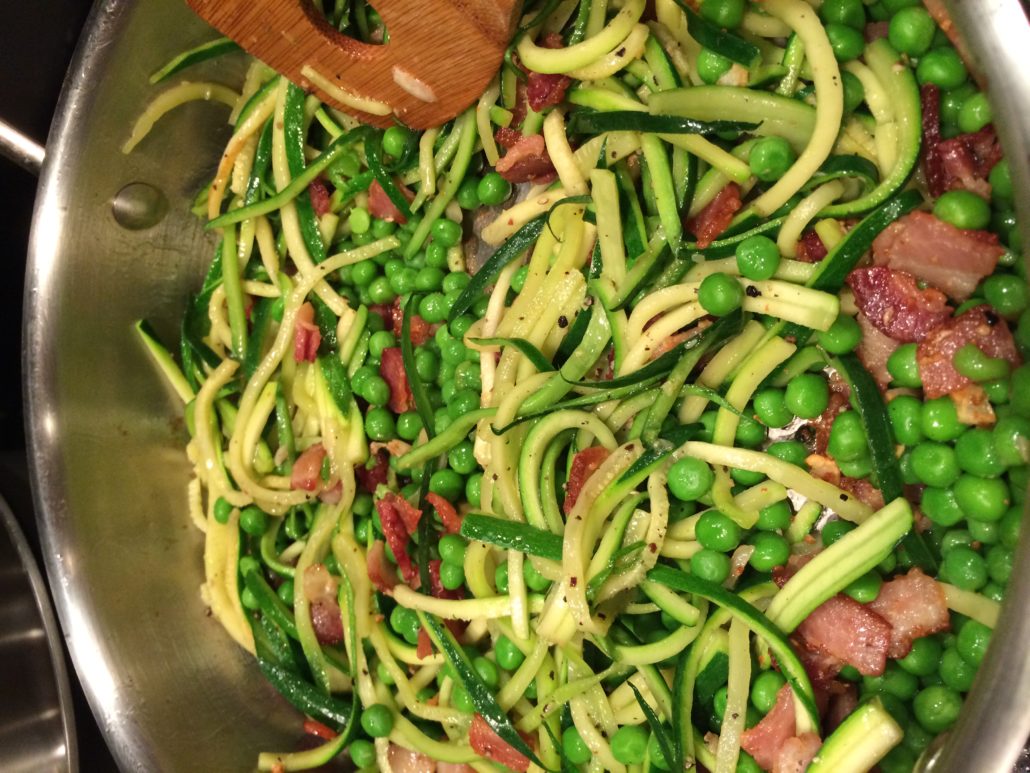Spring Pea & Pancetta Carbonara Wandering Table Catering