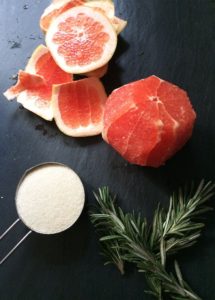 Grapefruit Rosemary Shrub