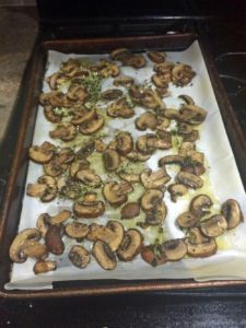 Garlic confit & mushroom Linguini