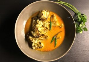 Thai, Red Curry, Cauliflower, Dinner